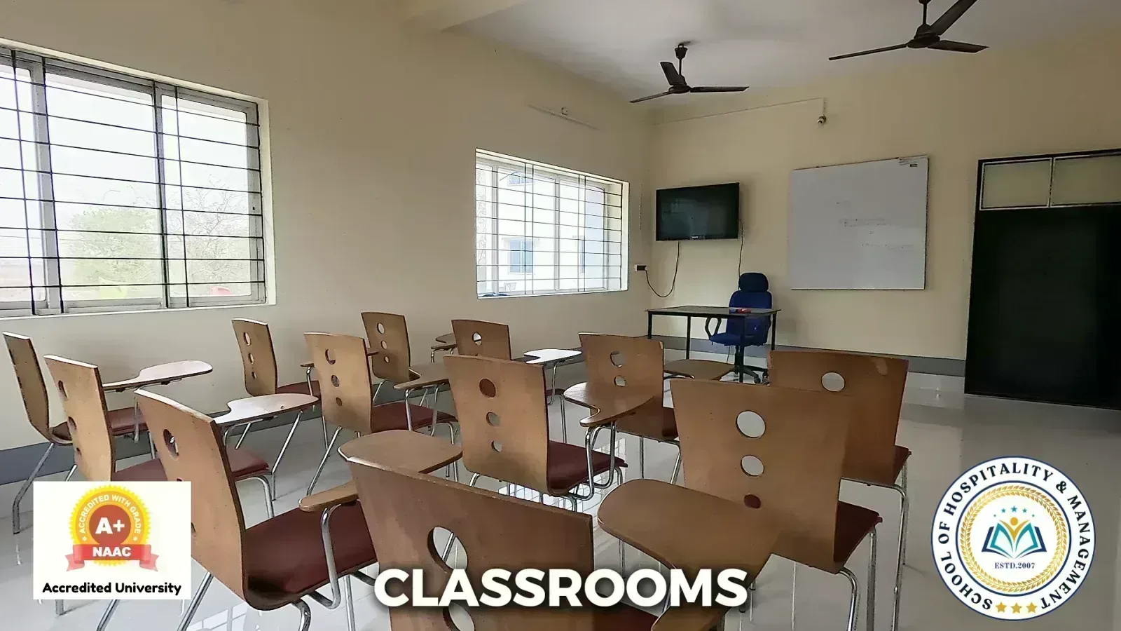 Smart Classroom — School of Hospitality & Management, Durgapur
