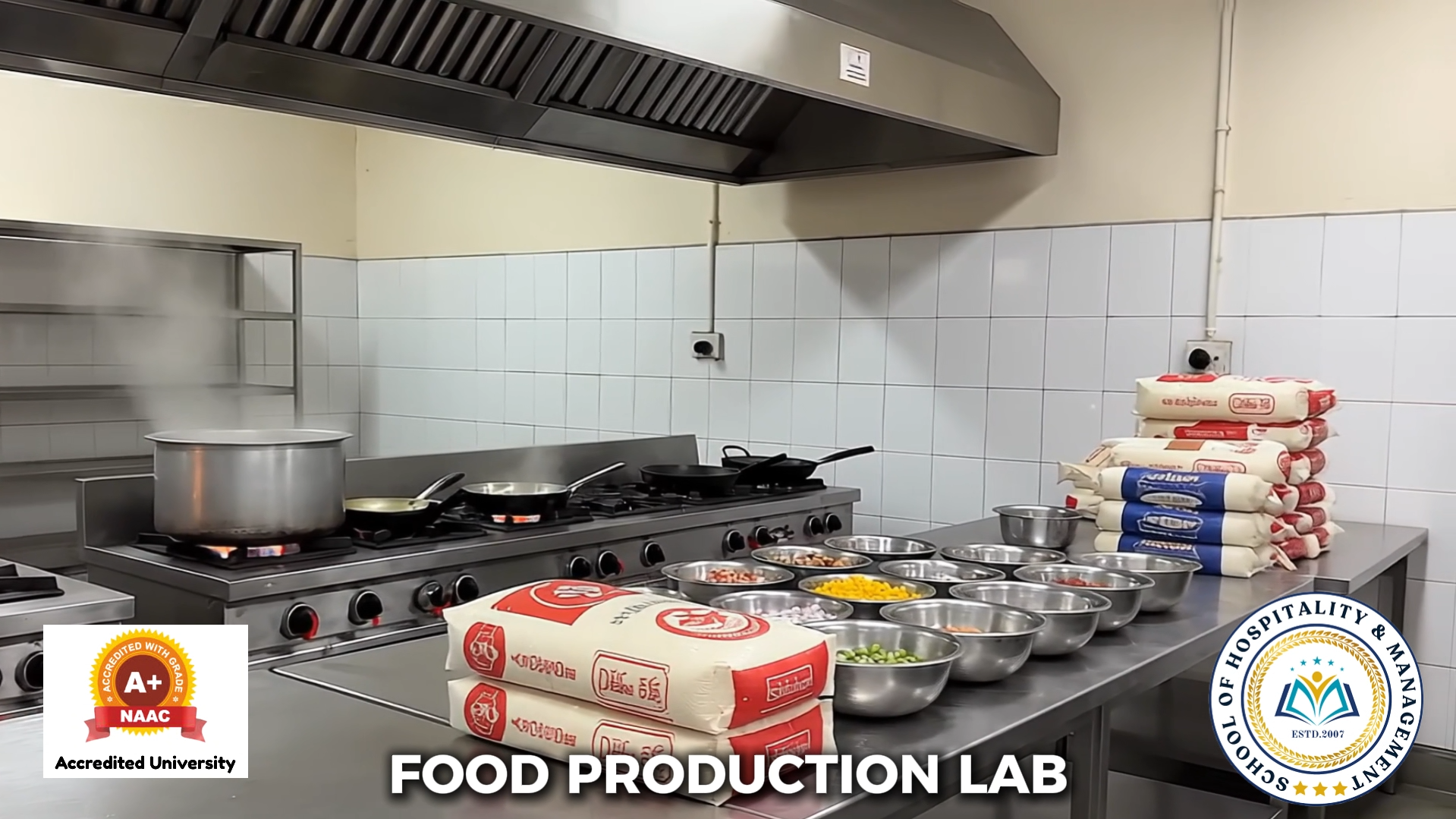 Food production lab at SHM Durgapur