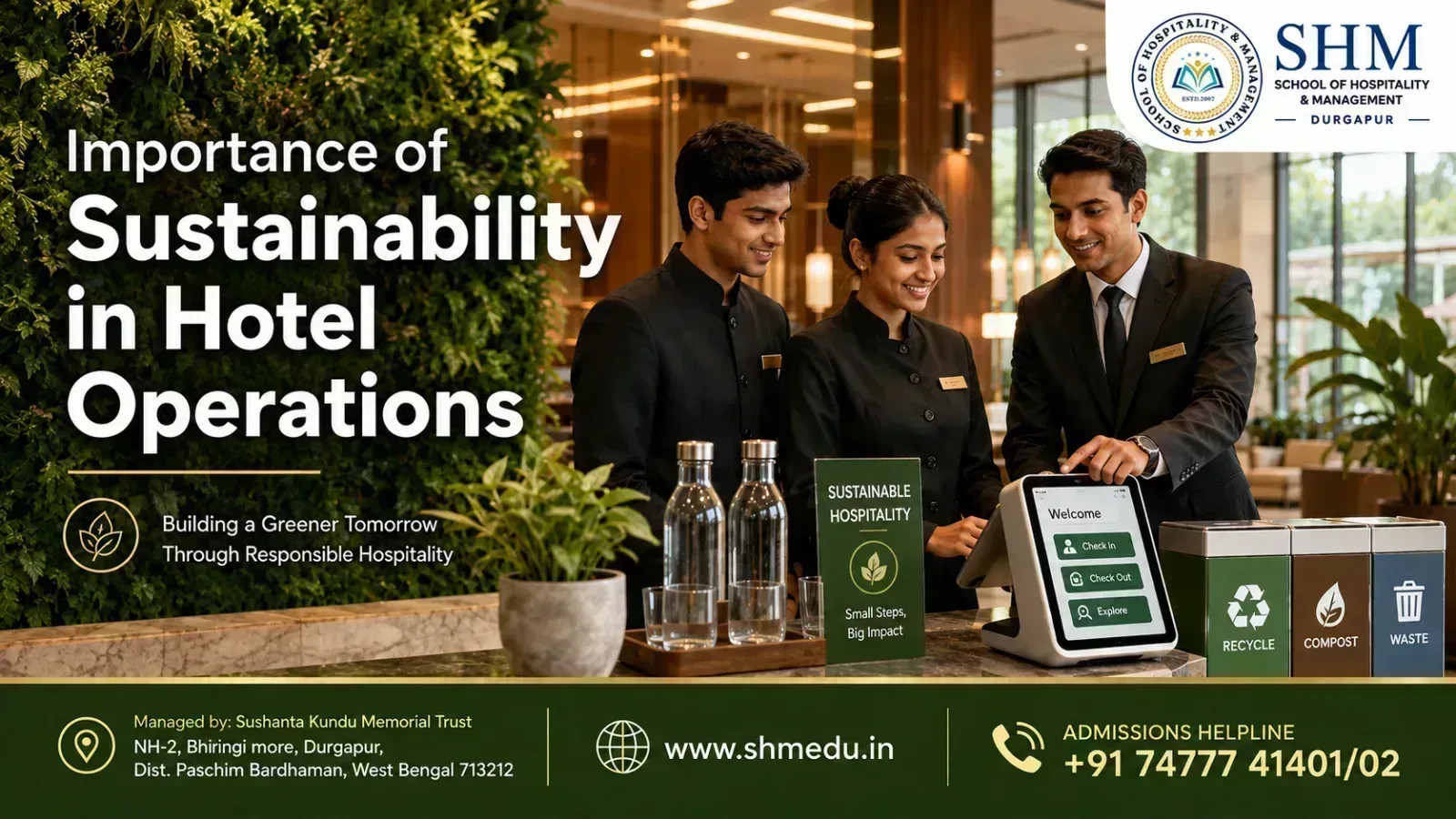Importance of Sustainability in Hotel Operations: Why Every Hospitality Student Must Learn Sustainable Practices