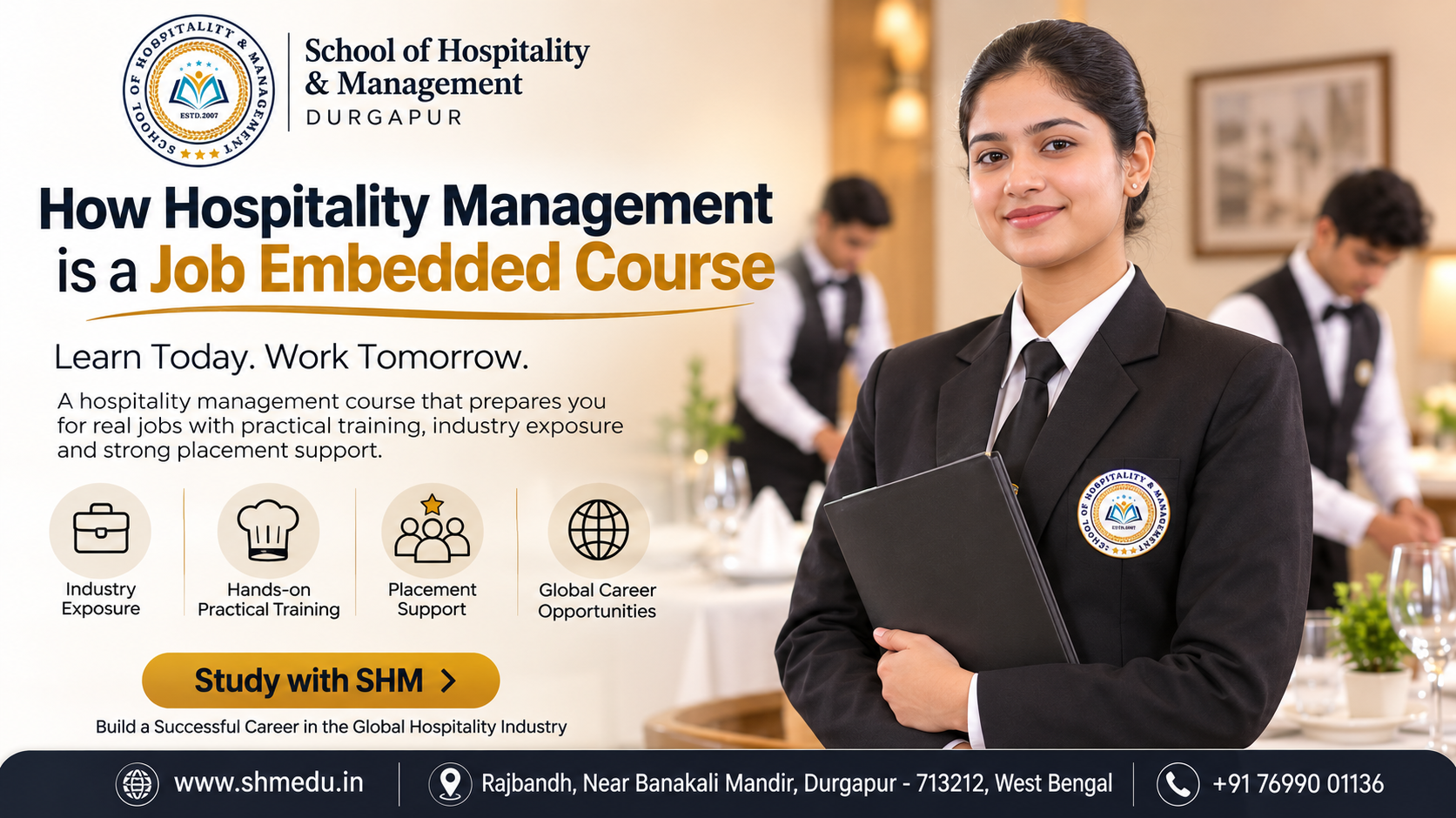 How Hospitality Management Is a Job-Embedded Course: Learn, Work and Build Your Career