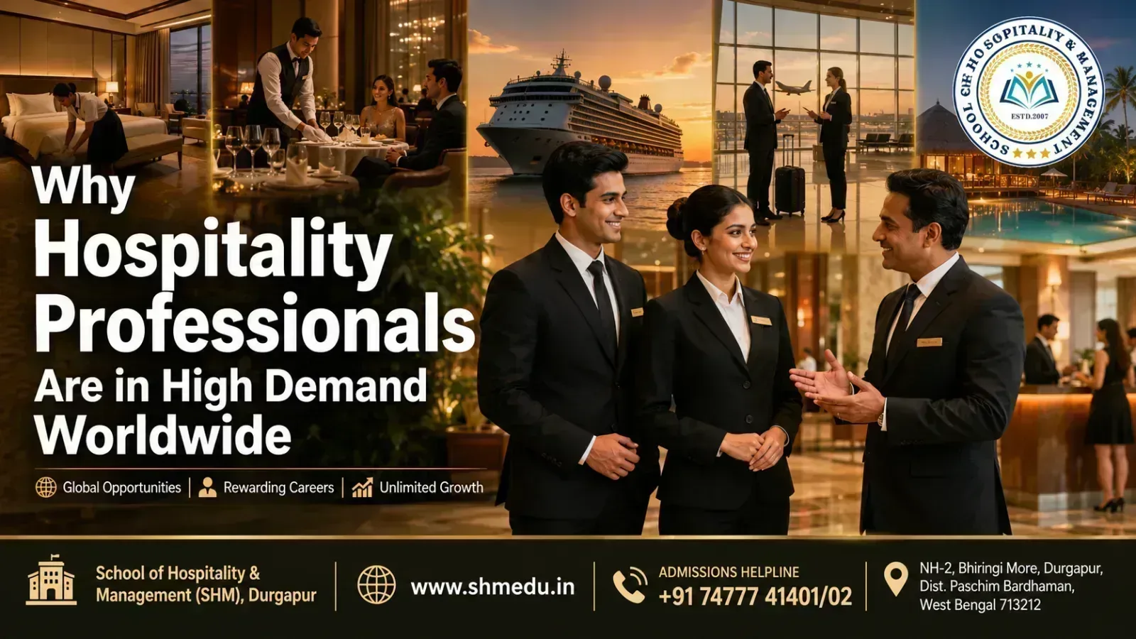 Why Hospitality Professionals Are in High Demand Worldwide: Build a Global Career with Hotel Management