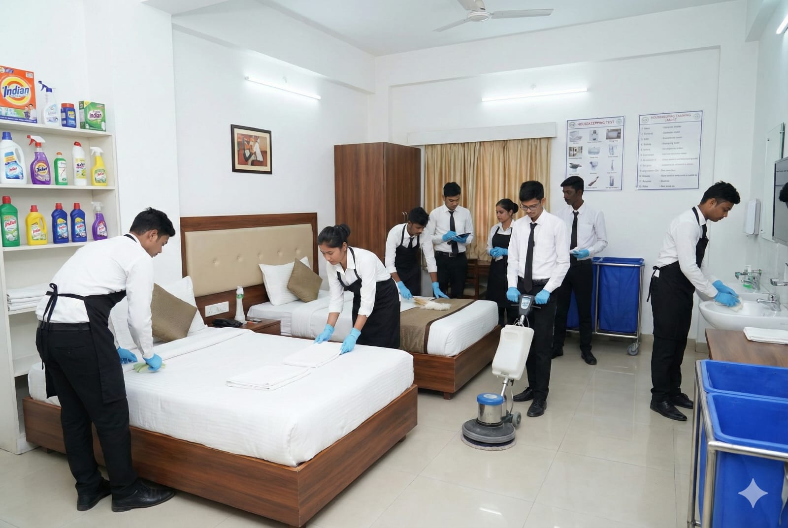 House Keeping Lab — School of Hospitality & Management, Durgapur